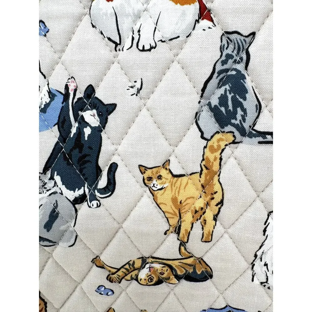 Vera Bradley A Cat’s Life Laptop Pouch Cotton Up To 15 in Laptop Cat Lover Gift